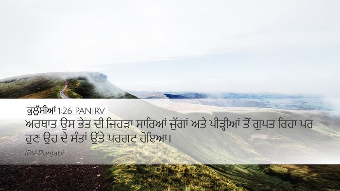 ਕੁਲੁੱਸੀਆਂ 1:26 PANIRV Bible Verse Image