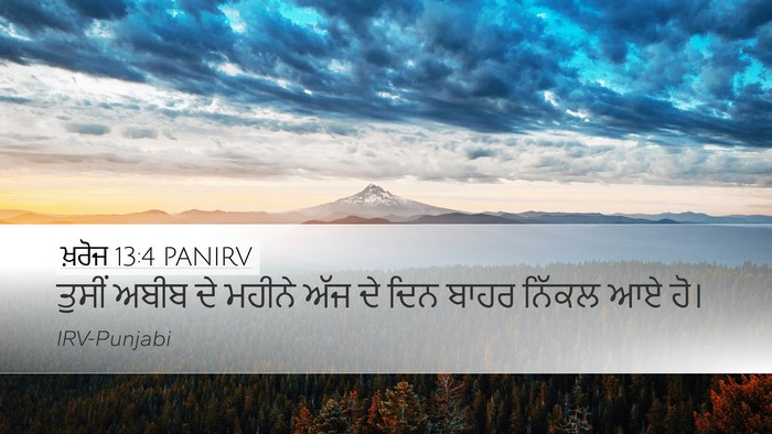 ਖ਼ਰੋਜ 13:4 PANIRV Bible Verse Image