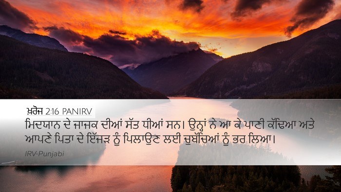 ਖ਼ਰੋਜ 2:16 PANIRV Bible Verse Image