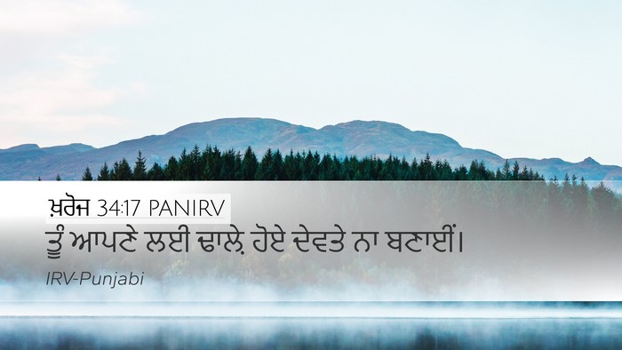 ਖ਼ਰੋਜ 34:17 PANIRV Bible Verse Image