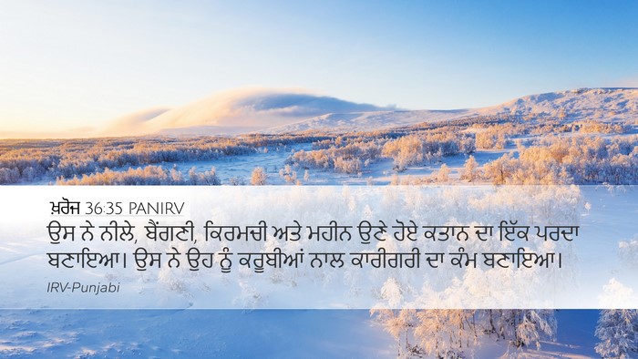ਖ਼ਰੋਜ 36:35 PANIRV Bible Verse Image