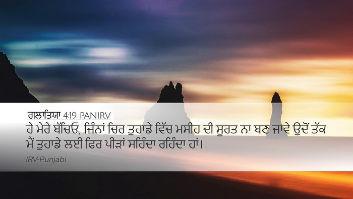 ਗਲਾਤਿਯਾ 4:19 PANIRV Bible Verse Image