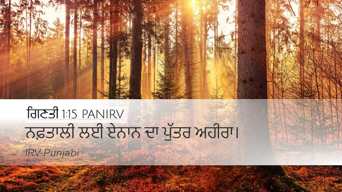 ਗਿਣਤੀ 1:15 PANIRV Bible Verse Image