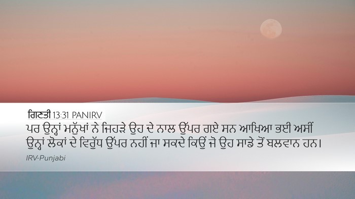 ਗਿਣਤੀ 13:31 PANIRV Desktop Wallpaper - ਪਰ ਉਨ੍ਹਾਂ ਮਨੁੱਖਾਂ - Desktop Bible Verse Wallpaper