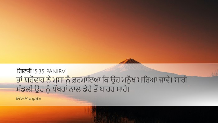 ਗਿਣਤੀ 15:35 PANIRV Bible Verse Image