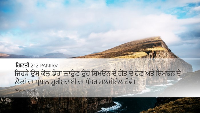 ਗਿਣਤੀ 2:12 PANIRV Bible Verse Image