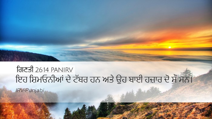 ਗਿਣਤੀ 26:14 PANIRV Bible Verse Image