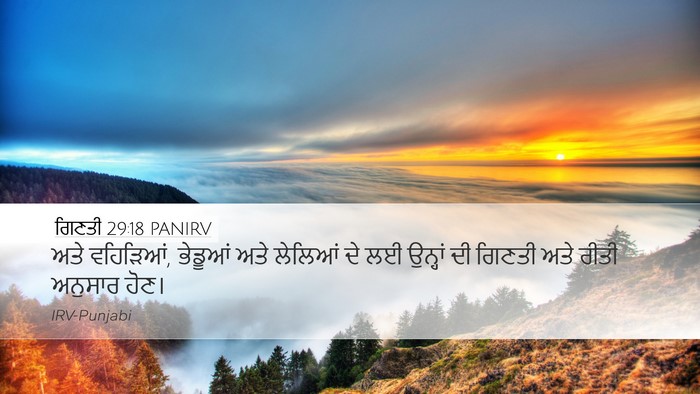 ਗਿਣਤੀ 29:18 PANIRV Bible Verse Image