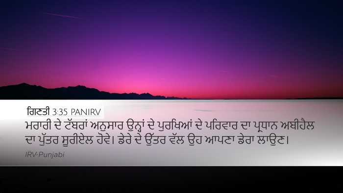 ਗਿਣਤੀ 3:35 PANIRV Bible Verse Image