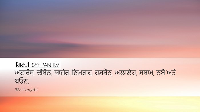 ਗਿਣਤੀ 32:3 PANIRV Bible Verse Image
