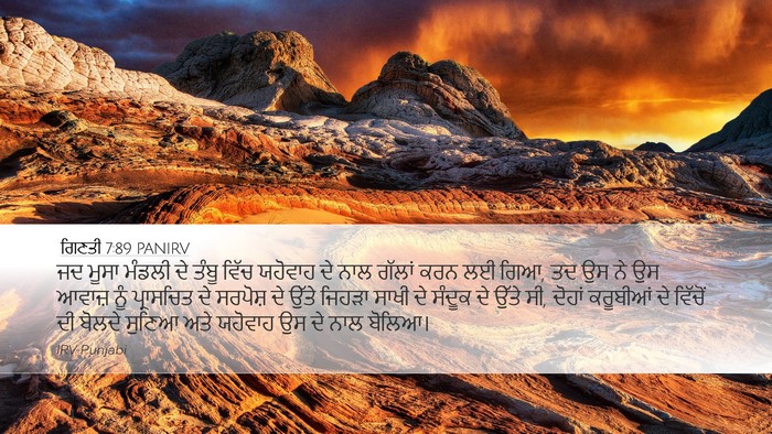 ਗਿਣਤੀ 7:89 PANIRV Bible Verse Image