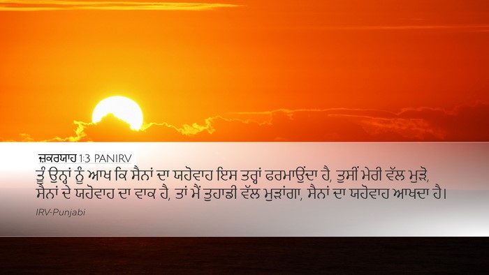 ਜ਼ਕਰਯਾਹ 1:3 PANIRV Bible Verse Image