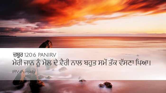 ਜ਼ਬੂਰ 120:6 PANIRV Bible Verse Image