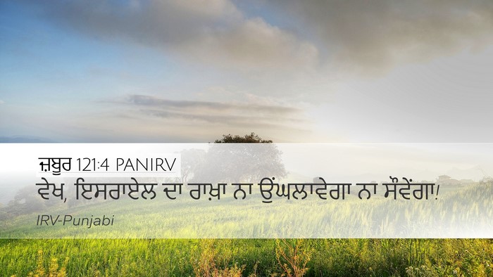 ਜ਼ਬੂਰ 121:4 PANIRV Bible Verse Image