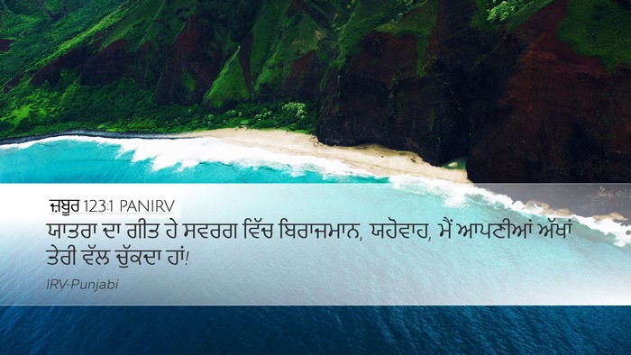 ਜ਼ਬੂਰ 123:1 PANIRV Bible Verse Image