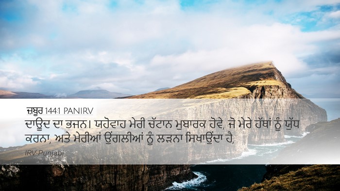 ਜ਼ਬੂਰ 144:1 PANIRV Bible Verse Image
