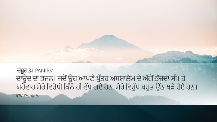 ਜ਼ਬੂਰ 3:1 PANIRV Bible Verse Image