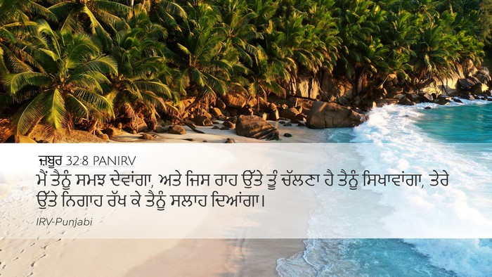 ਜ਼ਬੂਰ 32:8 PANIRV Bible Verse Image