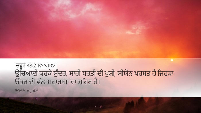 ਜ਼ਬੂਰ 48:2 PANIRV Bible Verse Image