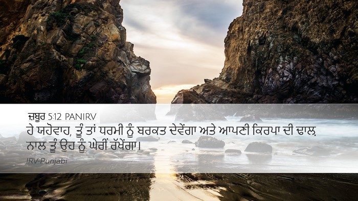 ਜ਼ਬੂਰ 5:12 PANIRV Bible Verse Image