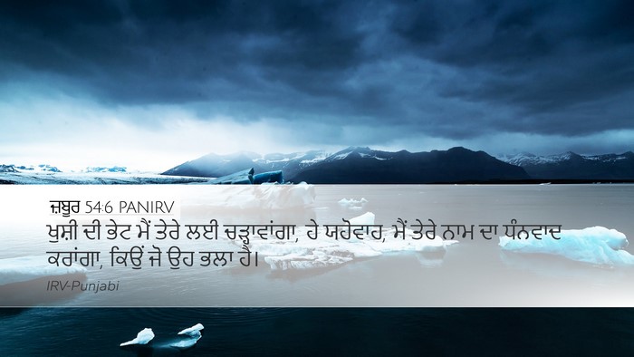 ਜ਼ਬੂਰ 54:6 PANIRV Bible Verse Image