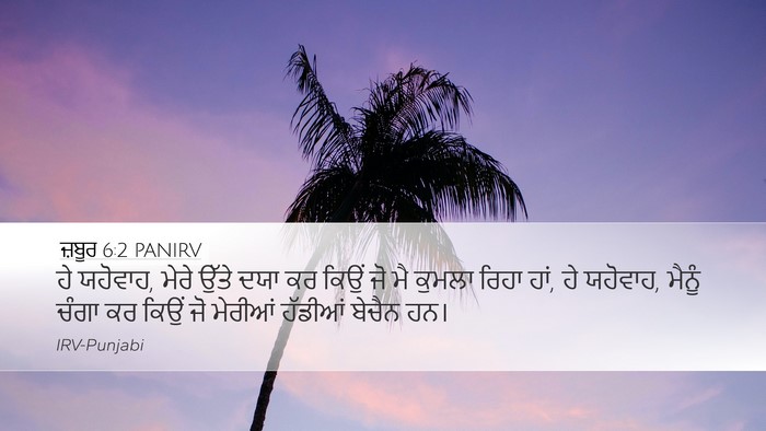 ਜ਼ਬੂਰ 6:2 PANIRV Bible Verse Image
