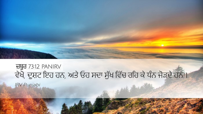 ਜ਼ਬੂਰ 73:12 PANIRV Bible Verse Image
