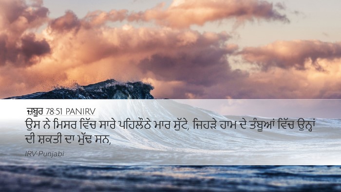 ਜ਼ਬੂਰ 78:51 PANIRV Bible Verse Image