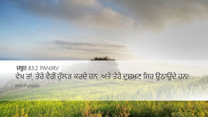 ਜ਼ਬੂਰ 83:2 PANIRV Bible Verse Image
