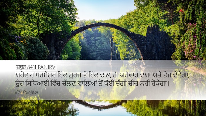 ਜ਼ਬੂਰ 84:11 PANIRV Bible Verse Image