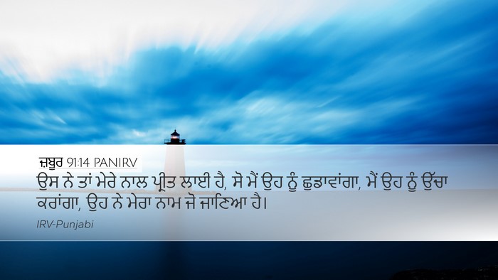 ਜ਼ਬੂਰ 91:14 PANIRV Bible Verse Image