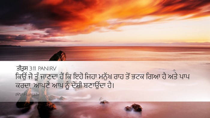 ਤੀਤੁਸ 3:11 PANIRV Bible Verse Image