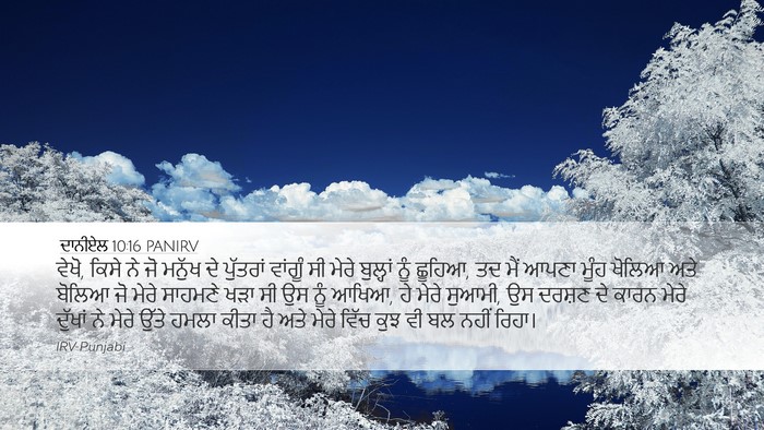 ਦਾਨੀਏਲ 10:16 PANIRV Bible Verse Image