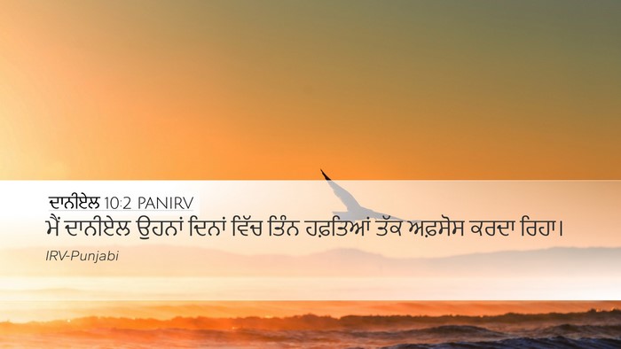 ਦਾਨੀਏਲ 10:2 PANIRV Bible Verse Image