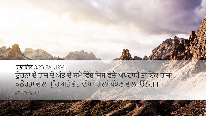 ਦਾਨੀਏਲ 8:23 PANIRV Bible Verse Image