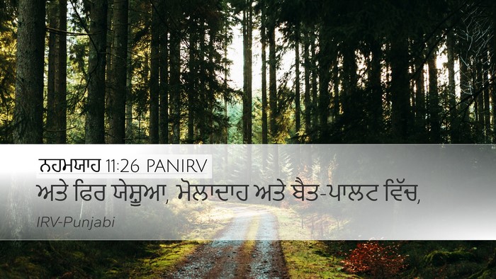 ਨਹਮਯਾਹ 11:26 PANIRV Bible Verse Image