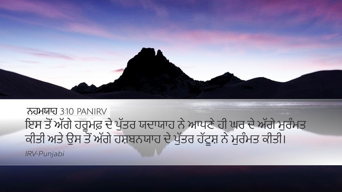 ਨਹਮਯਾਹ 3:10 PANIRV Bible Verse Image
