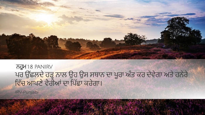ਨਹੂਮ 1:8 PANIRV Bible Verse Image