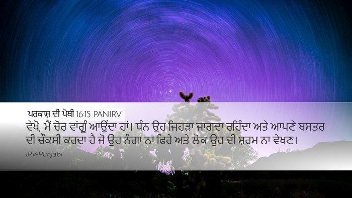 ਪਰਕਾਸ਼ ਦੀ ਪੋਥੀ 16:15 PANIRV Bible Verse Image
