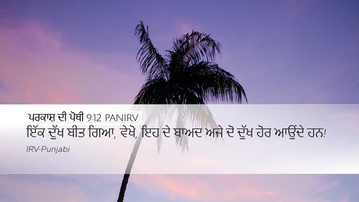 ਪਰਕਾਸ਼ ਦੀ ਪੋਥੀ 9:12 PANIRV Desktop Wallpaper - ਇੱਕ ਦੁੱਖ ਬੀਤ ਗਿਆ, - Desktop Bible Verse Wallpaper
