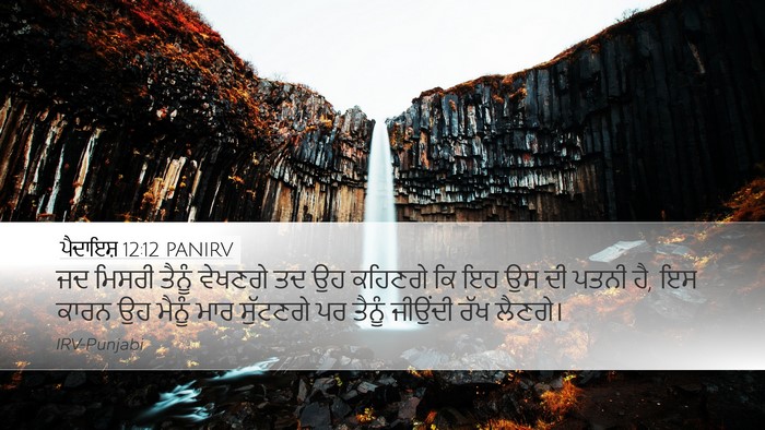 ਪੈਦਾਇਸ਼ 12:12 PANIRV Bible Verse Image