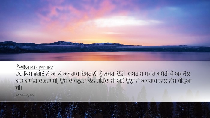 ਪੈਦਾਇਸ਼ 14:13 PANIRV Bible Verse Image