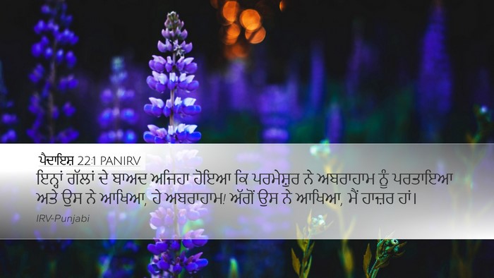ਪੈਦਾਇਸ਼ 22:1 PANIRV Desktop Wallpaper - ਇਨ੍ਹਾਂ ਗੱਲਾਂ ਦੇ - Desktop Bible Verse Wallpaper