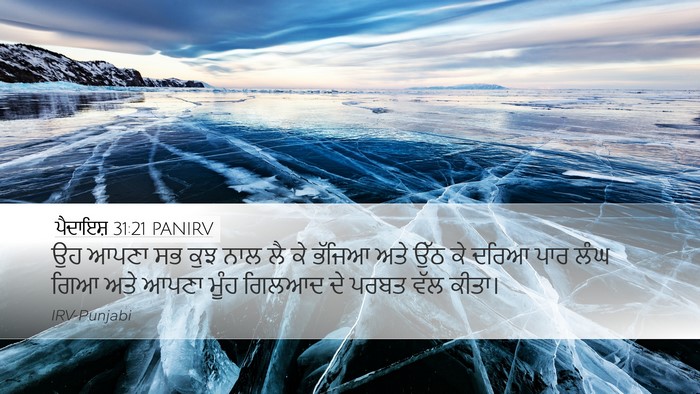 ਪੈਦਾਇਸ਼ 31:21 PANIRV Bible Verse Image