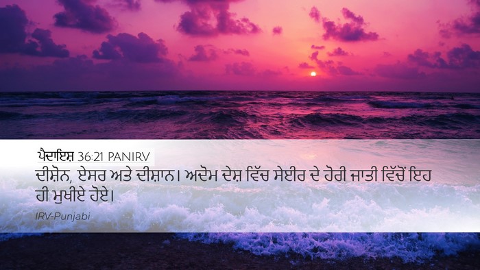 ਪੈਦਾਇਸ਼ 36:21 PANIRV Bible Verse Image