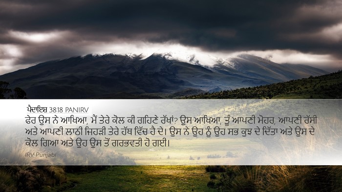 ਪੈਦਾਇਸ਼ 38:18 PANIRV Bible Verse Image