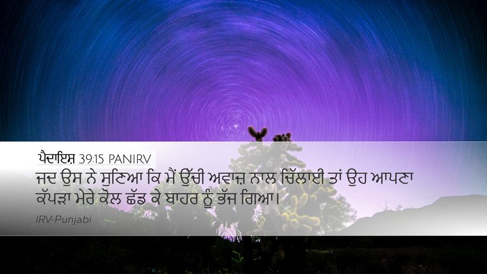 ਪੈਦਾਇਸ਼ 39:15 PANIRV Desktop Wallpaper - ਜਦ ਉਸ ਨੇ ਸੁਣਿਆ ਕਿ - Desktop Bible Verse Wallpaper