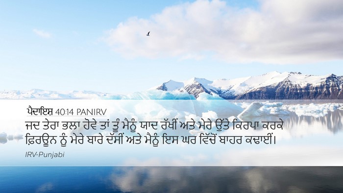 ਪੈਦਾਇਸ਼ 40:14 PANIRV Bible Verse Image