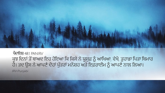ਪੈਦਾਇਸ਼ 48:1 PANIRV Desktop Wallpaper - ਕੁਝ ਦਿਨਾਂ ਤੋਂ ਬਾਅਦ - Desktop Bible Verse Wallpaper