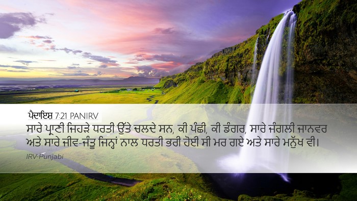 ਪੈਦਾਇਸ਼ 7:21 PANIRV Bible Verse Image